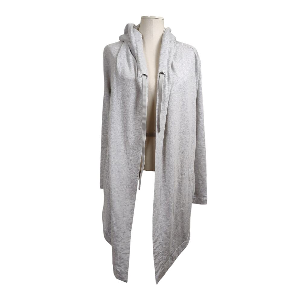 ATHLETA JACKET WOMEN'S SIZE SMALL OPEN FRONT DRAPED OVERSIZED HOODED SWEATSHIRT